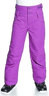 [Roxy] Girls Diversion Snow Pants (Pansy (PPR0), Large (12))