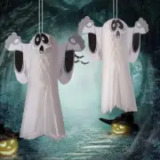 2PC Halloween Decorations White Horror Ghost Honeycomb Paper Lantern