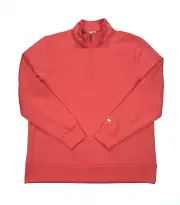 Nike Dri Fit Player 1/2 Zip Golf Pullover Top Red CU9826-631 Men Size Large