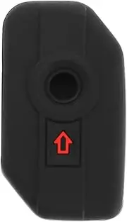 Silicone Key Shell Compatible with F750GS F850GS K1600GT R1200GS LC R1250GS Motorcycle 2 Button Remote Control Key Cover Fob Case Black
