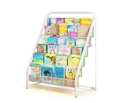 Foret Magazine kids Bookshelf Display Rack Organiser Storage Pink
