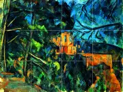 Art Chateau Noir Landscape Mural Ceramic Backsplash Bath Tile Cezanne #380