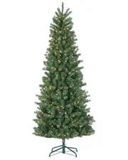 Sterling Tree Company 7.5ft Natural Cut Slim Montgomery Pine With 550 Clear Lights