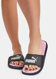 [PUMA] Black Pink Cool Cat Slides