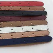 1 Pair Shoulder Purse Handbag Bag Handle Strap DIY Genuine Cross Leather 71cm