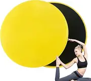 Disc Exercises Gliding, Yoga Pilates Fitness Disc, Double Sided Slider Discs Exercise Sliders, 2 Fitness Slider for Workouts Carpet & Hardwood Floor