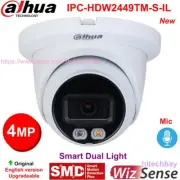 Dahua IPC-HDW2449TM-S-IL 4MP Night Color IP Camera PoE Mic Smart-Dual-Light