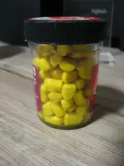 Berkley Gulp 1.5 Oz Jar Yellow Corn Shaped Chunks Fish Bait