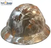 Winter Camo Hydro Dipped Full Brim Hard Hat