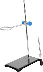 LAPYAPPE Laboratory Rack Test Tube Clamp and Chemistry Funnel Holder Sturdy Base for Experiment Setup Easy Assembly for Efficient Lab Support