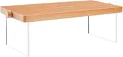Beech and Acrylic Display Shelf (Trumpet)