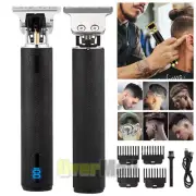 Updated USB Electric Wireless Zero Gapped Trimmer Hair Clipper Razor LCD Display