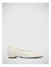[Wittner] Carmel Leather Flat in Off White
