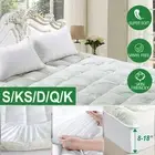 Mattress Protector Bamboo Fiber Topper Fitted Cover Double Queen King KSB/SB