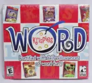 Word Krispies Teaching English Word Fun Game WinXP PC CD-ROM Software New Sealed