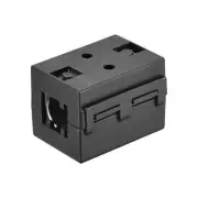Ferrite Cores Cable Clips 10mm Square Type RFI EMI Noise Filter for Video 5pcs