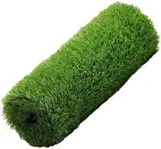 Artificial Grass Rug Turf IndoorOutdoor，Synthetic Fake Grass Lawn Carpet Astro Turf with Drainage Holes，for Patio Garden Landscape Home Decoration(10x10m(32.8 * 32.8ft))