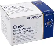 Sterile Saline Wipes 100 Pack: Alcohol-Free, Gentle & Hygienic: Wound Cleansing, Eye Wipes, First Aid, Piercings, Tattoo Aftercare, Hearing Aid Cleaning Kits & Post Procedure Care