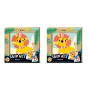 2x Avenir Sand Art/Craft Animal Frame Display Kids/Children Activity Toy 3y+