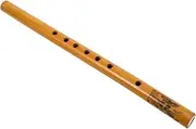 Yardwe Bamboo Flute Vertical Ethnic Recorder for Beginners Lightweight Musical Instrument for School Classes Personal Practice and Performances for Students and Music Enthusiasts