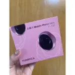 二手FUNIPICA F-520 0.6X廣角/15X微距鏡頭 雙鏡組(粉紅色)