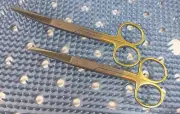 TC Sharp Blunt Scissors 5.5" Straight Curved Inserts GERMAN Dissecting Surgical