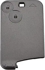 FLJKCT Car Key Shell Replacement 2 Button Remote Key Card Shell Case Smart Card Key Case Small Keys NO Logo,for Renault Laguna