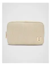[Seed Heritage] Initials U Make Up Bag in Beige