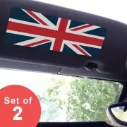 Visor Stickers Set for MINI Cooper - Large - Union Jack Flag