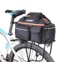 在飛比找蝦皮購物優惠-15昇自行車防水後座包登山車旅行可手提行李袋腳踏車後包騎行收