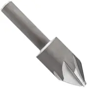 1/2" HSS 6Fl Chatterless Countersink - 60° - USA- 2 pieces