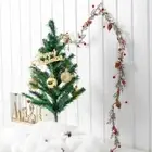 120cm Berry Pine Vine Artificial Branches Christmas Hanging Decor Fake Plants