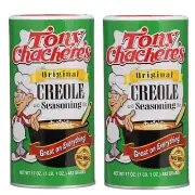 Tony Chachere's Original Creole Seasoning Pack of 2 17 Ounce Flavorful Spices