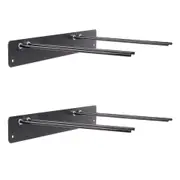 Extra Long Garden Wall Mounted Tool Storage Rack Utility Double Organiser Rack