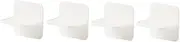 SHINEOFI 1set Sturdy Cabinet Fixer Durable Shake Stabilizer for Furniture Safety Simple Traceless Adhesive Design for Preventing Cabinet Tip Installation 4pcs