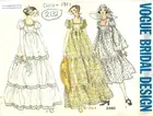 1971 Vintage Vogue Sewing Pattern B36 WEDDING BRIDESMAID DRESS (2132) Vogue 2460