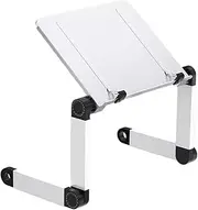 Projector Bracket Projector Bracket Desktop Placement Table Adjustable Telescopic Triangle Bracket Small Storage Tray No Punching Raised Base Projector Holder(White)