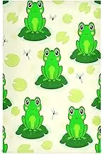 RPLIFE Green Frogs Cute Dish Rags and Towels Set, 28x18 Inch Bulk Spring Kitchen Towel, Set of 6