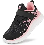 [Tobfis] Boys Girls Kids Arch Support Strap Athletic Running Tennis School Shoes Breathable Walking Sneakers Better for Flat Feet (Toddler/Little/Big Kid)
