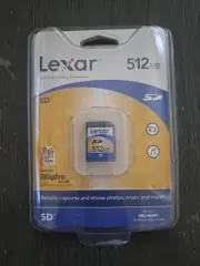 LEXAR SD 512-689 512MB Memory Card For Older Camera PDA GPS Computer Or Machine