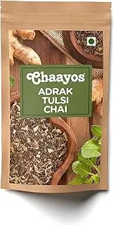 Chaayos Adrak Tulsi Tea - Immunity Boosting Chai Patti with Tulsi (Holy Basil) - 200g [100 Cups]