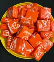Starburst ALL ORANGE Fruit Chews BULK Candy - ONE POUND BAG BULK CANDY