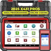 [LAUNCH] X431 PRO5 Scan Tool: 2022 Bidirectional Auto Scanner with J2534 Programming & ECU Coding, OEM All System Diagnostic 50+ Services, SmartLink Box3.0, Upgraded of X431 V+ with 2 Years Update