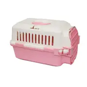 YES4PETS Small Dog Cat Crate Pet Carrier Cage With Tray-Pink