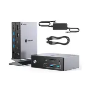 TobenONE Thunderbolt 4 Dock with Power Adapter, Thunderbolt Certified, Dual/T...