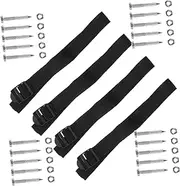 Yardwe Set of Lawn Aerator Accessories: Metal Nails Shoes Straps Shoes Sandals for Efficient Grass Aeration