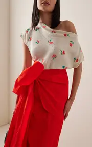 [Rosie Assoulin] Draped V Tee