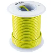 NTE Electronics WH618-04-500 HOOK UP WIRE 600V STRANDED 18 GAUGE YELLOW 500 FOOT