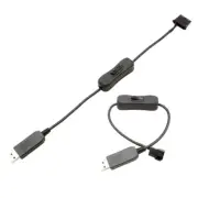 USB To 4Pin Computer Fan Adapter Cable 5V To 12V Power Cable Connector 4Pin Fan