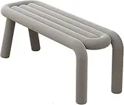 Bench for Entryway Bedroom, Upholstered Shoe Bench Entryway Bench, Bench with Metal Frame, Indoor Bench for Living Room/Bedroom/End of Bed/Entryway(Gray,125 * 35 * 45cm/49 * 14 * 18in)